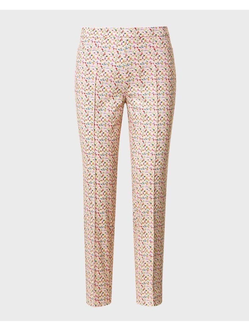 NWT Akris Punto Franca Mini Kaleidoscope Print Tailored Pants 12